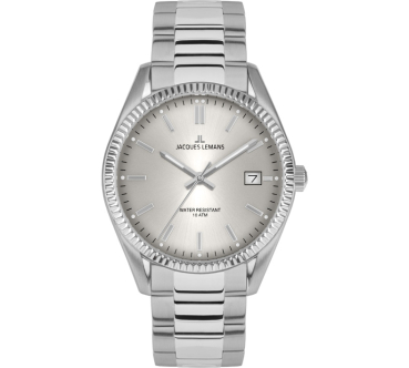 Jacques Lemans Derby  50-3B Uhr Herren Edelstahl Quarz 10Bar